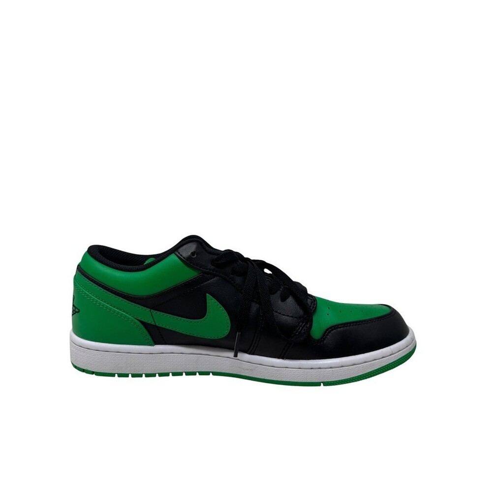 Nike Air Jordan 1 Low Men's Size 11 Lucky Green  Black/Green 553558-065 sneakers - Picture 2 of 14